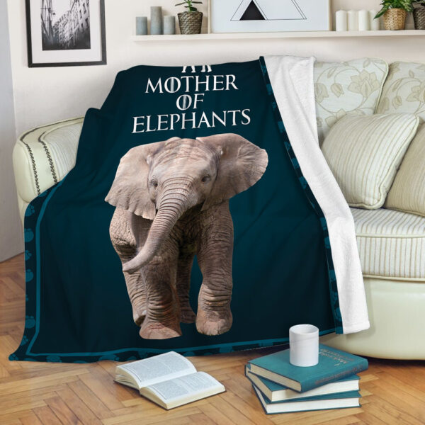 Elephant Mother Of Fleece Throw Blanket – Throw Blankets For Couch – Best Blanket For All Seasons