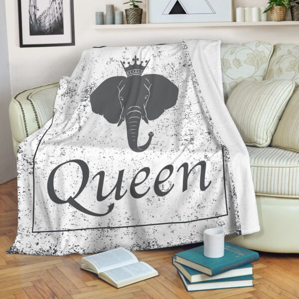 Elephant Queen Fleece Throw Blanket – Throw Blankets For Couch – Best Blanket For All Seasons
