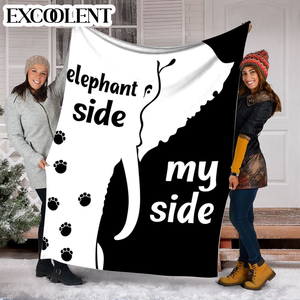 Elephant Side My Side Fleece Throw Blanket – Soft And Cozy Blanket – Best Weighted Blanket For Adults Elephant Side My Side Fleece Throw Blanket – Soft And Cozy Blanket – Best Weighted Blanket For Adults