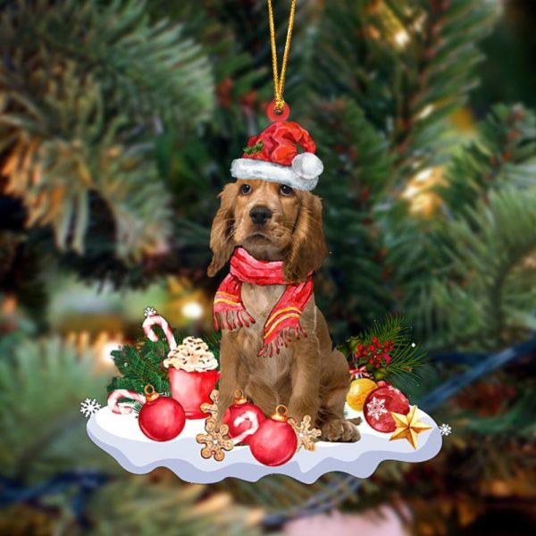 English Cocker Spaniel Better Christmas Hanging Christmas Plastic Hanging Ornament – Ornaments Hanging Gift