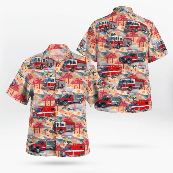 Ewing New Jersey Prospect Heights Volunteer Fire Company Station 31 Hawaiian Shirt – Gifts For Firefighters In New Jersey