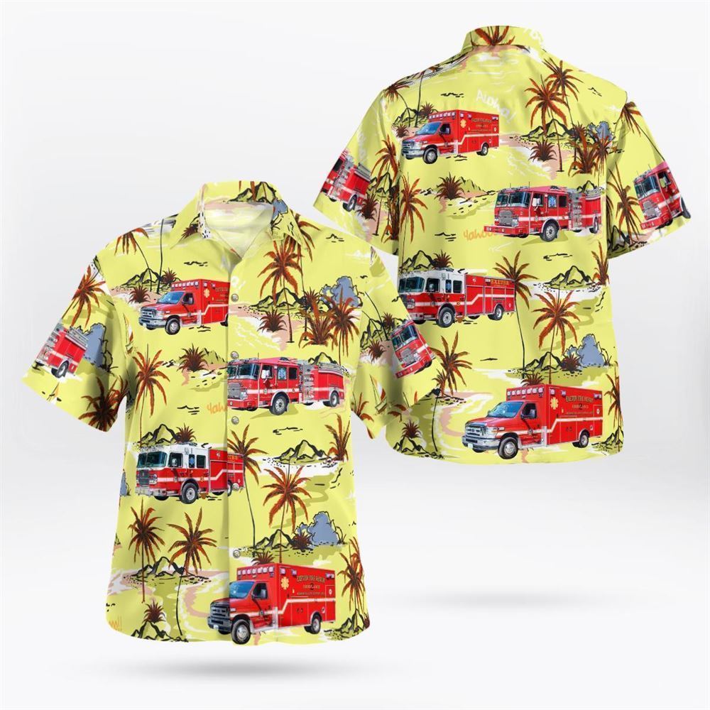 Exeter, New Hampshire, Exeter Fire Department Headquarters Station Hawaiian Shirt – Gifts For Firefighters In Exeter, NH Exeter, New Hampshire, Exeter Fire Department Headquarters Station Hawaiian Shirt – Gifts For Firefighters In Exeter, NH