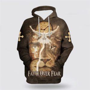 Failth Over Fear Lion Jesus All Over…