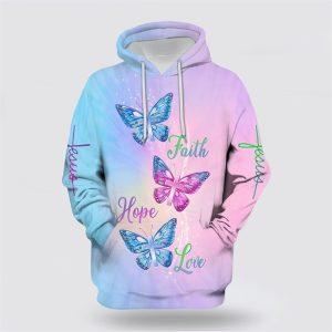 Faith Hope Love All Over Print 3D…