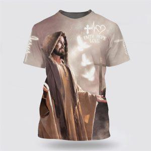 Faith Hope Love Shirts esus Arms Wide…
