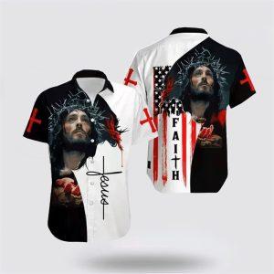Faith Jesus Christian Hawaiian Shirts For Men…