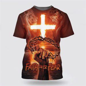Faith Over Fear Crown Of Thorns Cross…