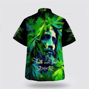 Faith Over Fear Green Jesus Hawaiian Shirts For Men And Women 2 yjlvee.jpg