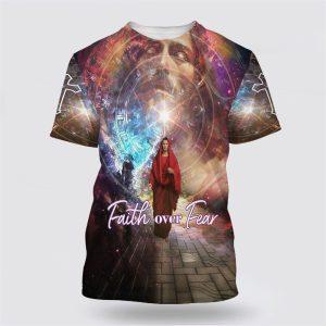 Faith Over Fear Jesus Picture All Over…