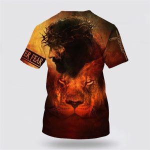 Faith Over Fear Shirts Jesus And The Lion All Over Print 3D T Shirt Gifts For Jesus Lovers 2 bum1o1.jpg