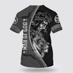 Faith Over Fear Shirts Jesus Crown Of Thorns And Lion All Over Print 3D T Shirt Gifts For Jesus Lovers 2 bu5arn.jpg