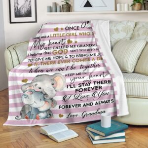 Family Elephant Fleece Throw Blanket - Throw Blankets For Couch - Best Blanket For All Seasons
