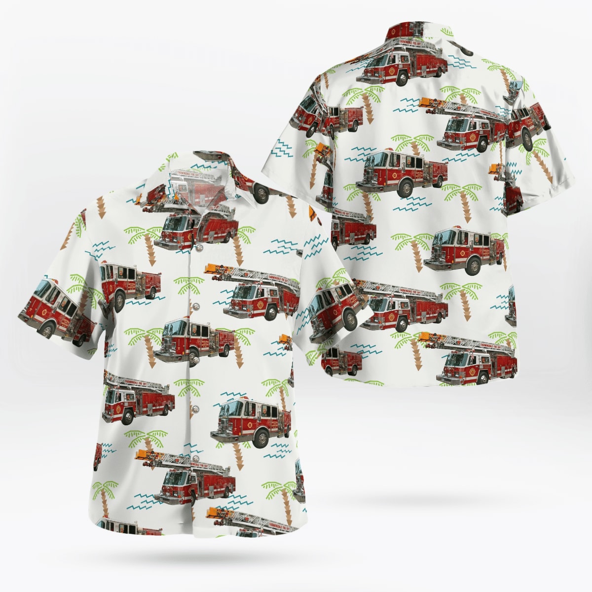 Farmingdale, New York, Farmingdale Fire Department Hawaiian Shirt – Gifts For Firefighters In Farmingdale, NY Farmingdale, New York, Farmingdale Fire Department Hawaiian Shirt – Gifts For Firefighters In Farmingdale, NY