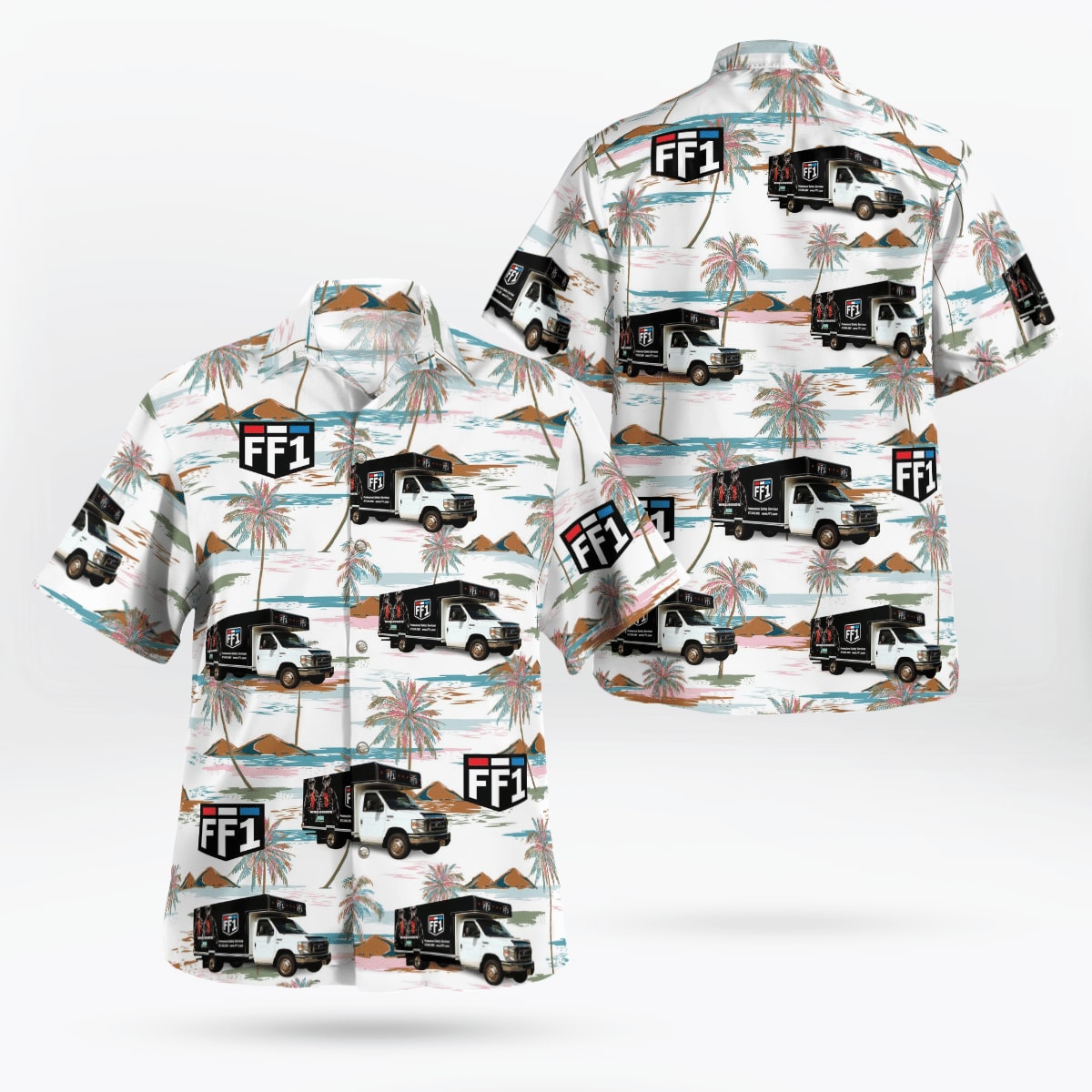 Firefighter One, Sparta, New Jersey Hawaiian Shirt – Gifts For Firefighters In Sparta, NJ