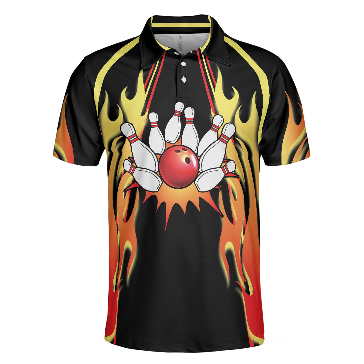 Flame Tenpin Bowling Sleeve Men Polo Shirt – Bowling Men Polo Shirt – Gifts To Get For Your Dad – Father’s Day Shirt Flame Tenpin Bowling Sleeve Men Polo Shirt – Bowling Men Polo Shirt – Gifts To Get For Your Dad – Father’s Day Shirt