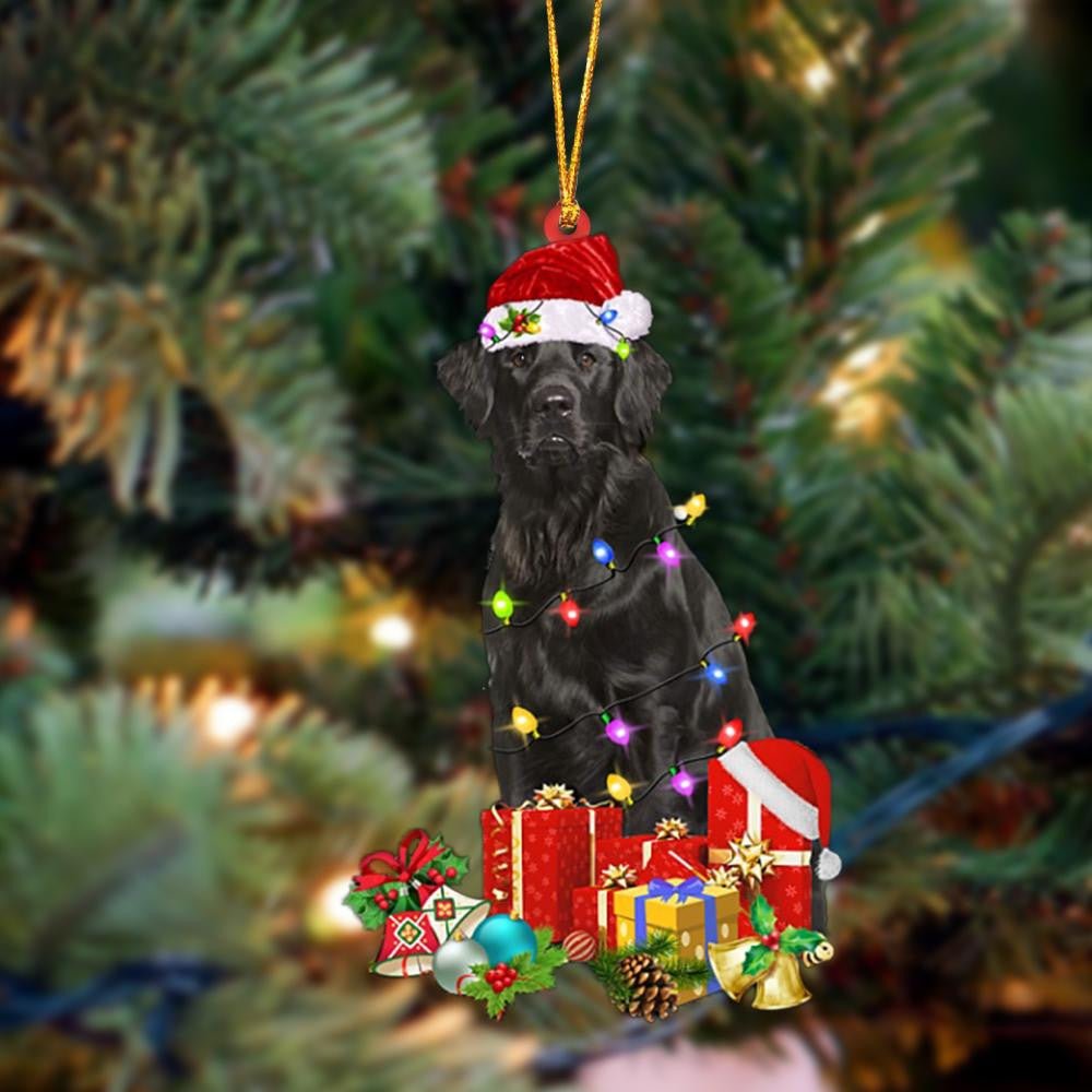 Flat Coated Retriever-Dog Be Christmas Tree Hanging Christmas Plastic Hanging Ornament Flat Coated Retriever-Dog Be Christmas Tree Hanging Christmas Plastic Hanging Ornament