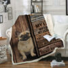 French Bulldog – I Am Your Friend Blanket – Gift For Dog Loverrs – Memorial Sherpa Blanket, Fleece Blanket