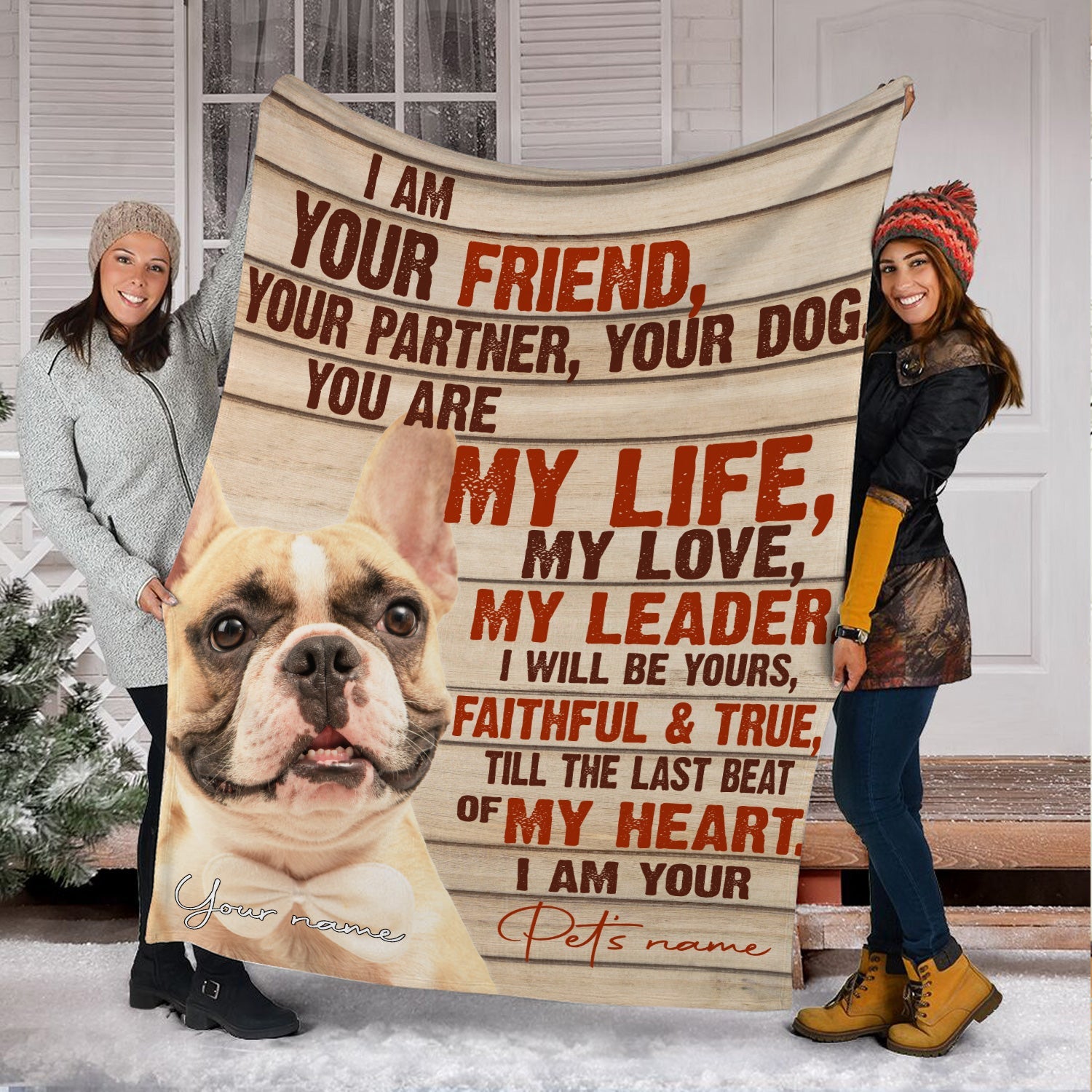 French Bulldog – Your Friend Your Partner Blanket – Gift For Dog Loverrs – Memorial Sherpa Blanket, Fleece Blanket French Bulldog – Your Friend Your Partner Blanket – Gift For Dog Loverrs – Memorial Sherpa Blanket, Fleece Blanket