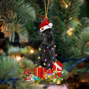 Giant Schnauzer-Dog Be Christmas Tree Hanging Christmas…