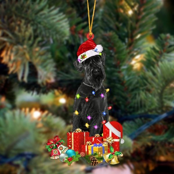 Giant Schnauzer-Dog Be Christmas Tree Hanging Christmas Plastic Hanging Ornament