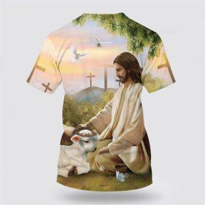 Give It To God And Go To Sleep Shirts Jesus And The Lamb All Over Print 3D T Shirt Gifts For Jesus Lovers 2 aa7zpr.jpg
