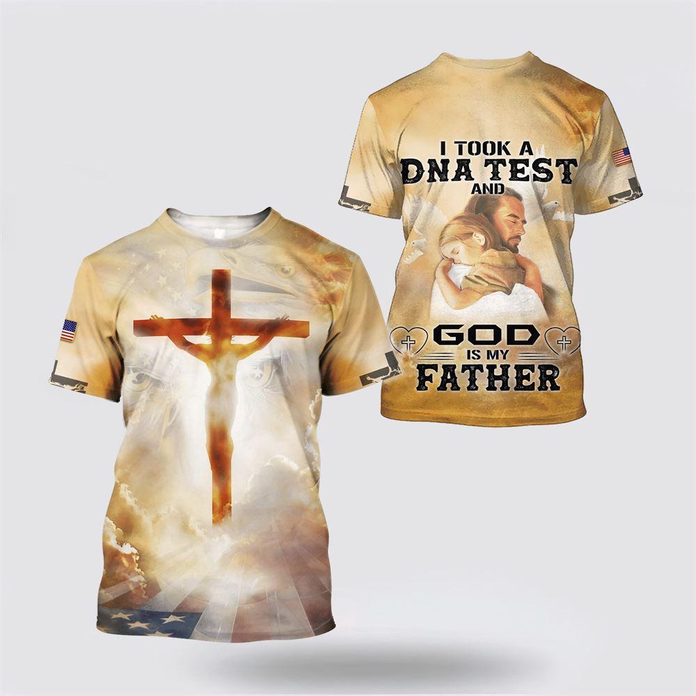 God Is My Father Jesus All Over Print 3D T Shirt – Gifts For Jesus Lovers