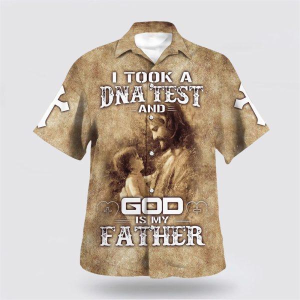 God Is My Father Jesus And Baby Hawaiian Shirts – Gifts For Christians