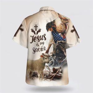 God Lamb Crown Of Thorn Jesus Is My Savior Hawaiian Shirts Gifts For Christians 2 erbpnv.jpg
