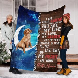 Golden Retriever Is Your Friend  Fleece Throw Blanket - Pendleton Sherpa Fleece Blanket - Gifts For Dog Lover