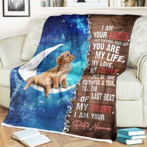 Golden Retriever Is Your Friend Fleece Throw…