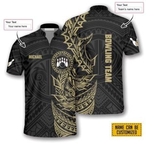 Golden Tribal Bowling Personalized Names And Team Jersey Shirt Gift For Bowling Enthusiasts 1 y8kvkl.jpg
