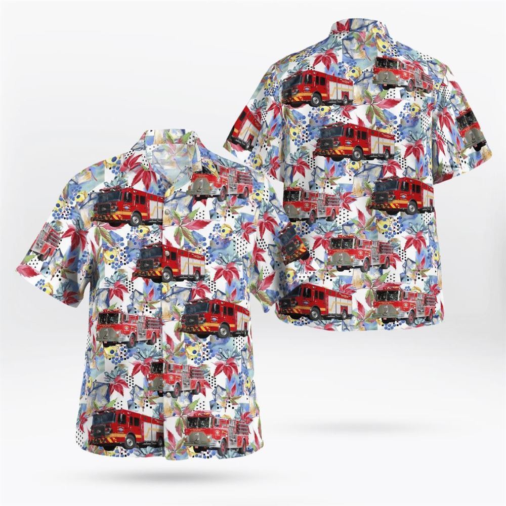 Golden’s Bridge, Westchester County, New York, Golden’s Bridge Fire Department Hawaiian Shirt – Gifts For Firefighters In NY Golden’s Bridge, Westchester County, New York, Golden’s Bridge Fire Department Hawaiian Shirt – Gifts For Firefighters In NY