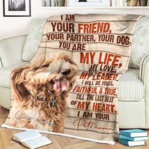 Goldendoodle Fleece Throw Blanket – Pendleton Sherpa…