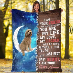 Goldendoodle Is Your Friend  Fleece Throw Blanket - Pendleton Sherpa Fleece Blanket - Gifts For Dog Lover