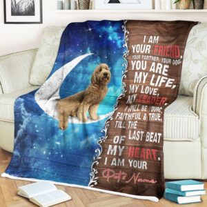 Goldendoodle Is Your Friend Fleece Throw Blanket…