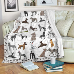 Great Dane Fleece Throw Blanket – Pendleton…