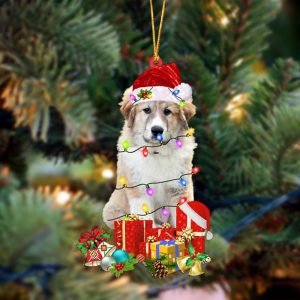Great Pyrenees Dog Be Christmas Tree Hanging…