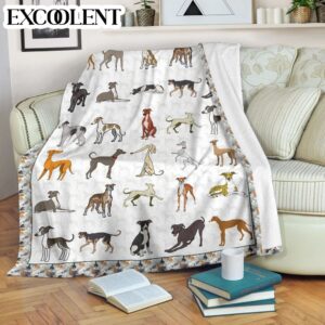 Greyhound Fleece Throw Blanket – Pendleton Sherpa…