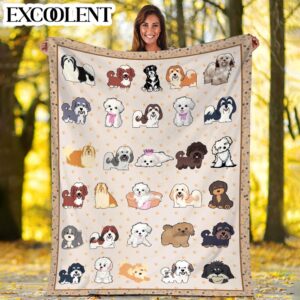 Havanese Fleece Throw Blanket - Pendleton Sherpa Fleece Blanket - Gifts For Dog Lover