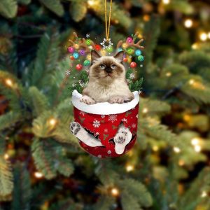 Himalayan In Snow Pocket Christmas Ornament –…