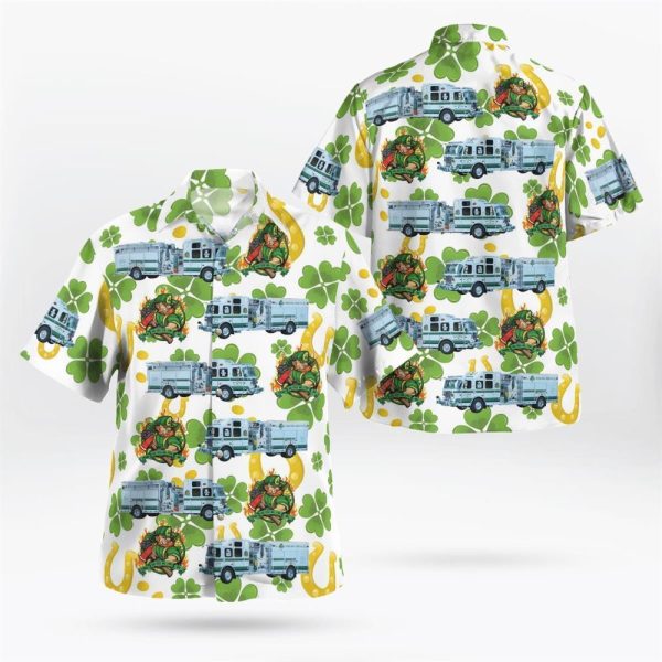 Hooksett, NH, Hooksett Fire Rescue Department Hawaiian Shirt – Gifts For Firefighters In Hooksett, NH