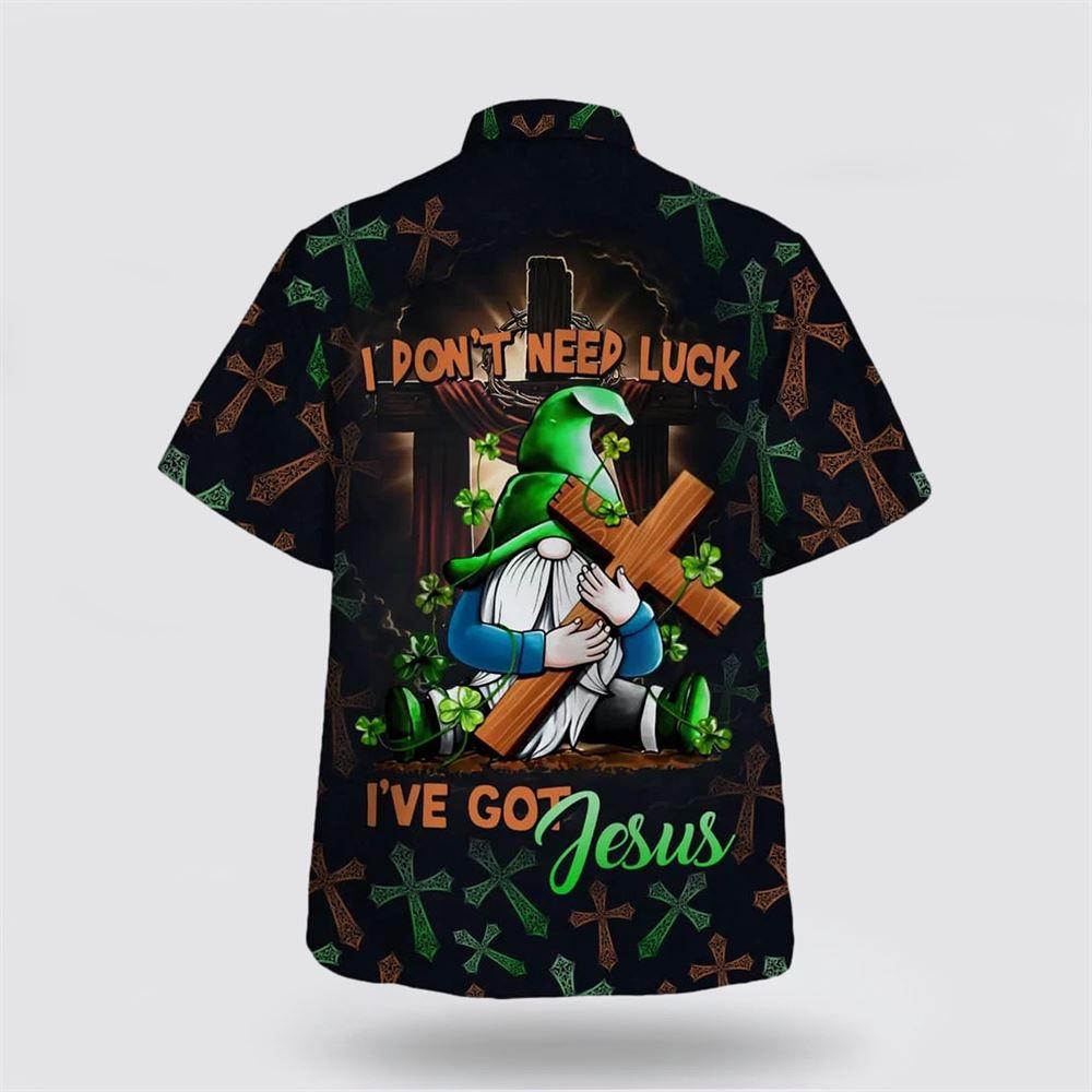 I Don’t Need Luck I’ve Got Jesus Gnome Patrick Day Hawaiian Shirt – Gifts For Christians I Don’t Need Luck I’ve Got Jesus Gnome Patrick Day Hawaiian Shirt – Gifts For Christians