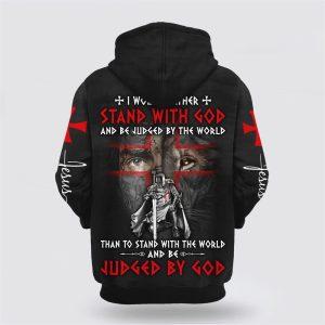 I Would Rather Stand With God And Be Judged By The World Lion And Warrior All Over Print 3D Hoodie Gifts For Christians 2 mpf66v.jpg