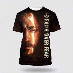 I Would Rather Stand With God Praying With Jesus Lion Of Judah All Over Print 3D T Shirt Gifts For Christians 1 wfaixt.jpg