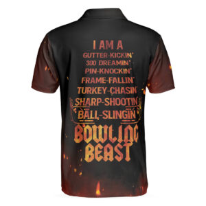 I'm A Bowling Beast Polo Shirt - Bowling Men Polo Shirt - Gifts To Get For Your Dad - Father's Day Shirt