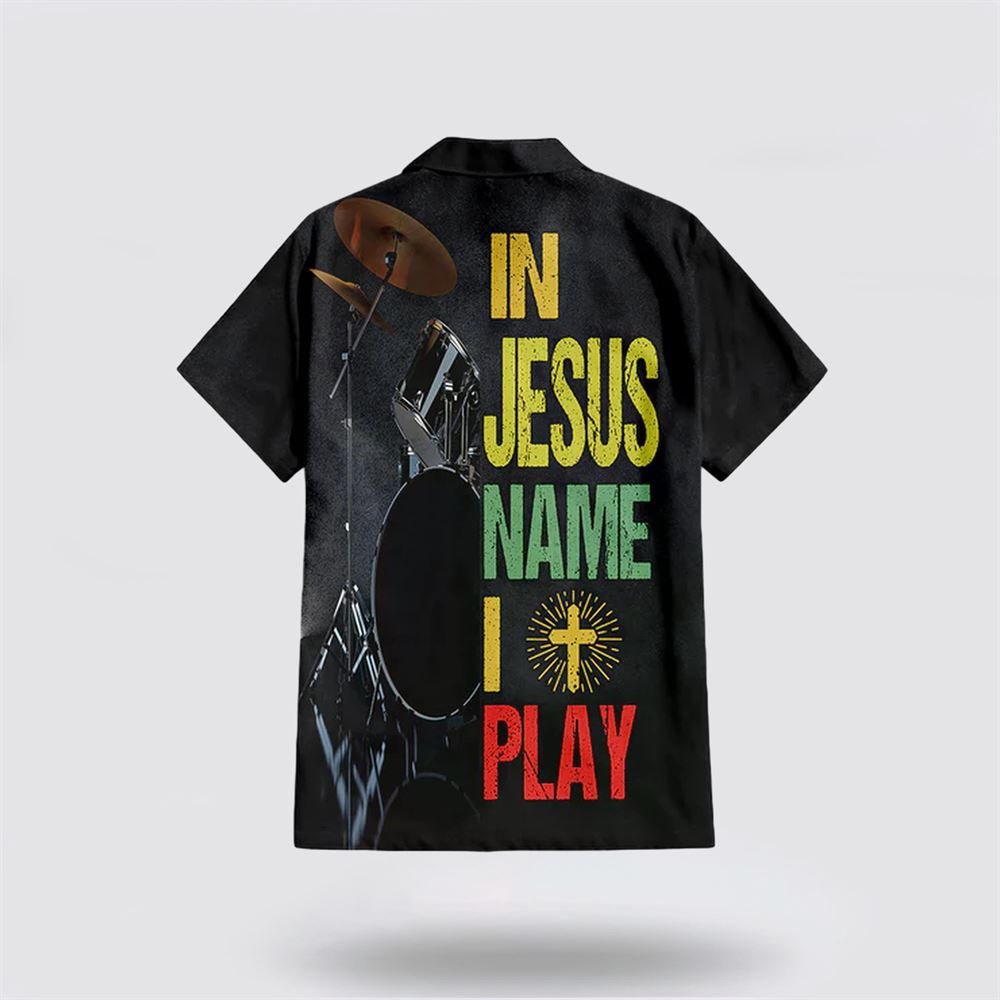 In Jesus Name I Play Hawaiian Shirt – Gifts For Christians In Jesus Name I Play Hawaiian Shirt – Gifts For Christians