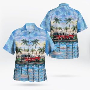 Islip Fire Department, Islip, NY, Hawaiian Shirt…
