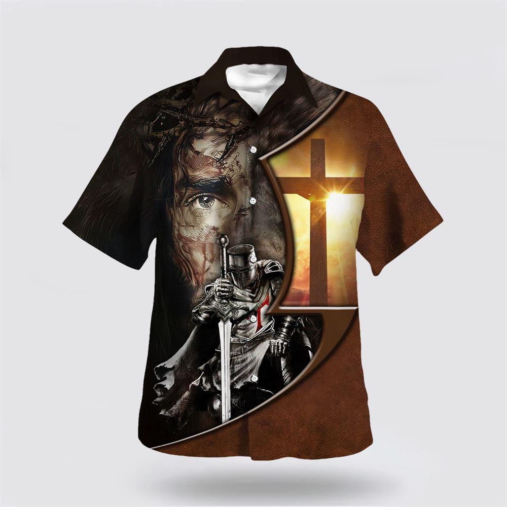 Jesus A Child Of God A Man Of Faith A Warrior Of Christ Hawaiian Shirt – Gifts For Christians Jesus A Child Of God A Man Of Faith A Warrior Of Christ Hawaiian Shirt – Gifts For Christians