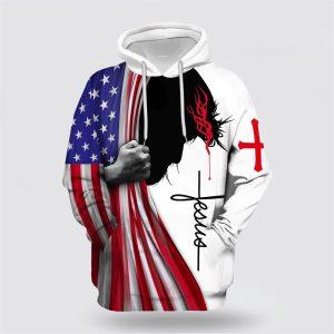 Jesus American Flag Jesus Is My God…
