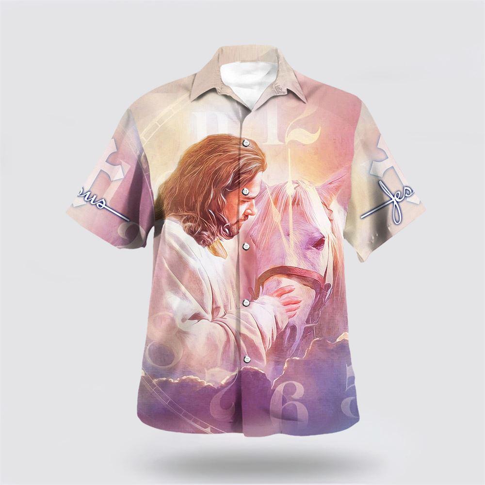 Jesus And Horses Hawaiian Shirts For Men And Women – Gifts For Christians Jesus And Horses Hawaiian Shirts For Men And Women – Gifts For Christians